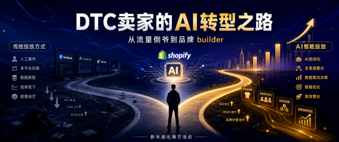 Shopify AI 投放全面内卷，一大批 DTC 卖家正在被动出局？4 套破局方案收好