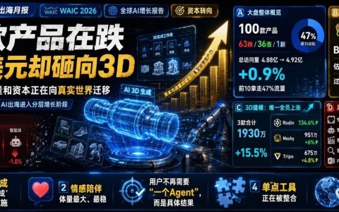 出海AI Web应用数据：63款产品在跌，有人却刚拿走4亿美元