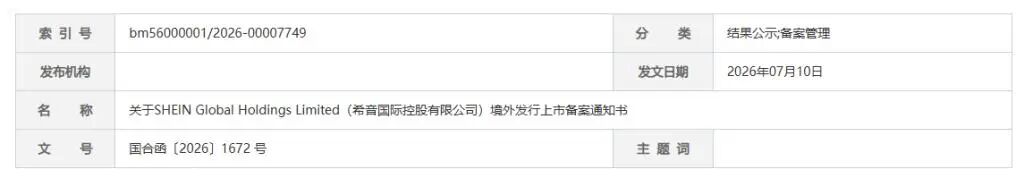 希音港股IPO备案获批、创始人临阵换帅亲掌舵盘;霍尔木兹货船遇袭中国订单受阻,亚马逊头部卖家中国占比首破55.9%!