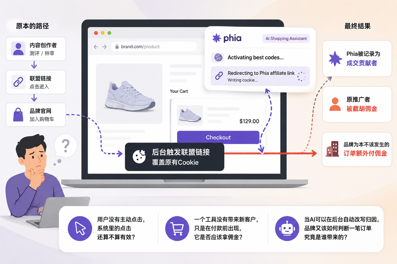 从Phia虚假归因事件,来聊聊AI购物助手背后的联盟佣金争议