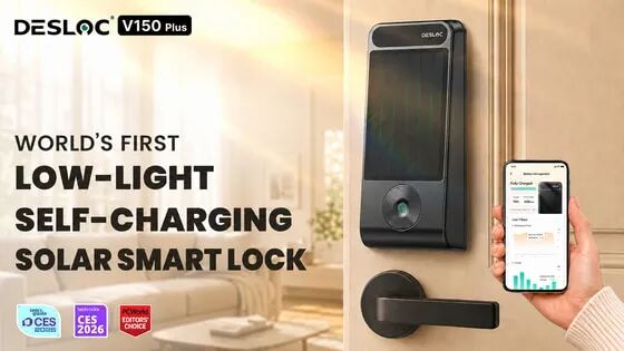 Track DESLOC V150 Plus: World's 1st Low-Light Self-Charging Lock on BackerTracker