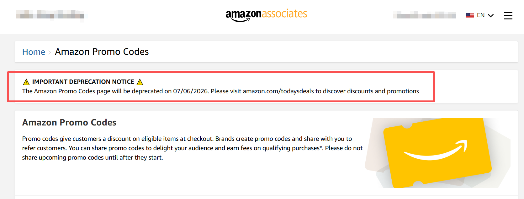 Promo Codes 下线只是表象,Amazon 真正想收回的是"流量"