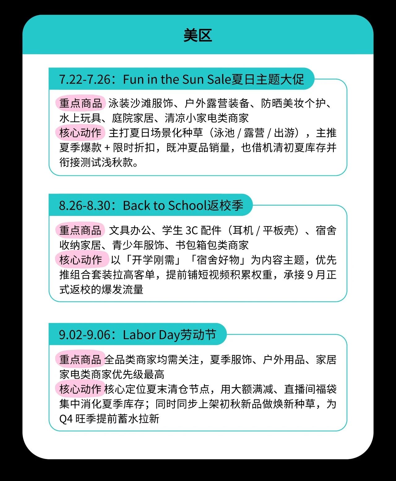 2026年Q3TikTok出海营销日历