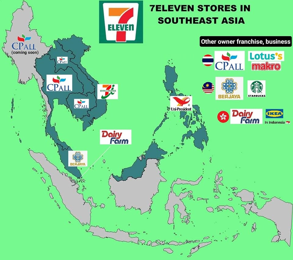 7-Eleven的东南亚生意经:Berjaya、CP All、如何靠一块招牌玩转三个国家?