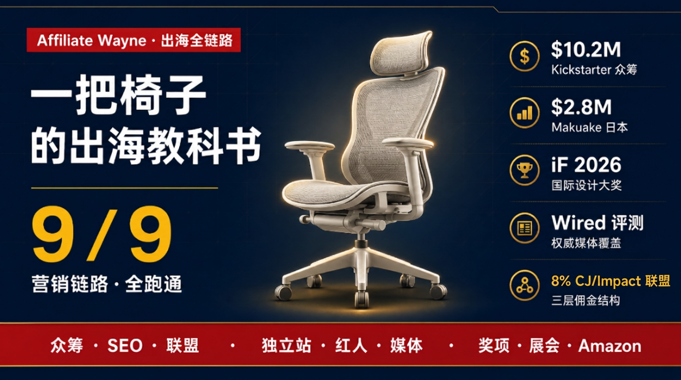 一把椅子的出海教科书:LiberNovo 把9条营销链路全跑通了