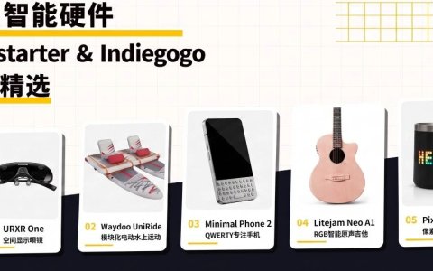 本周智能硬件 Kickstarter & Indiegogo 爆款精选