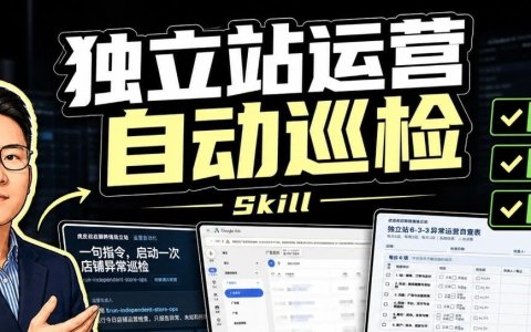 独立站运营自动化：系统检查，人来决策