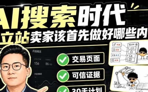 AI搜索时代，独立站卖家该首先做好哪些内容？