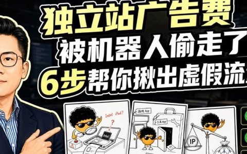独立站广告费被机器人偷走了？6步帮你揪出虚假流量